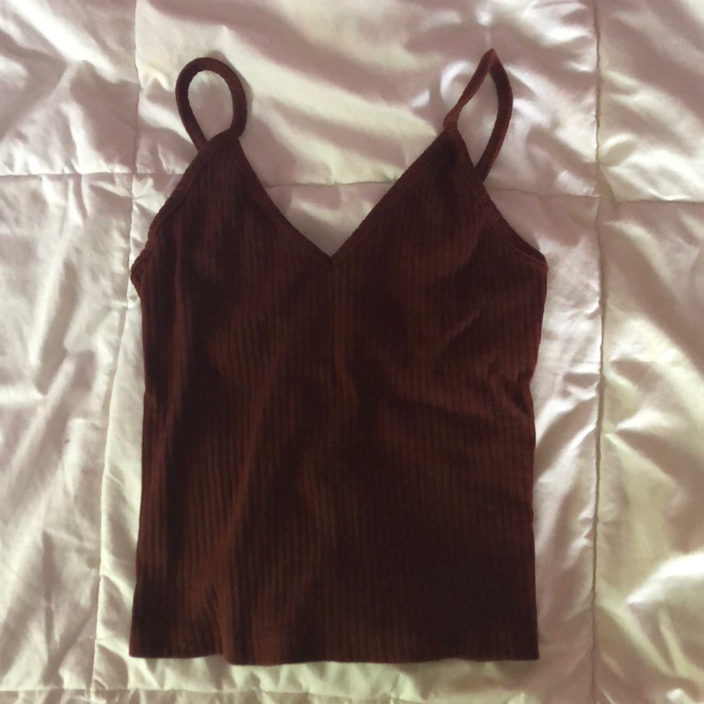 Topshop Ribbed Crop Top NWOT
